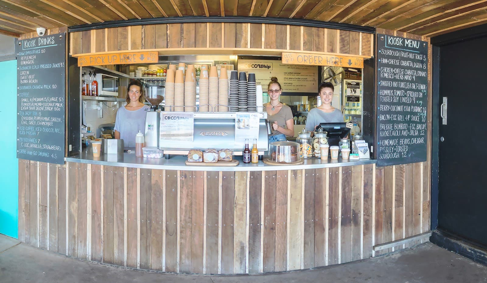 Blue Door Kiosk Merewether — Merewether, Newcastle