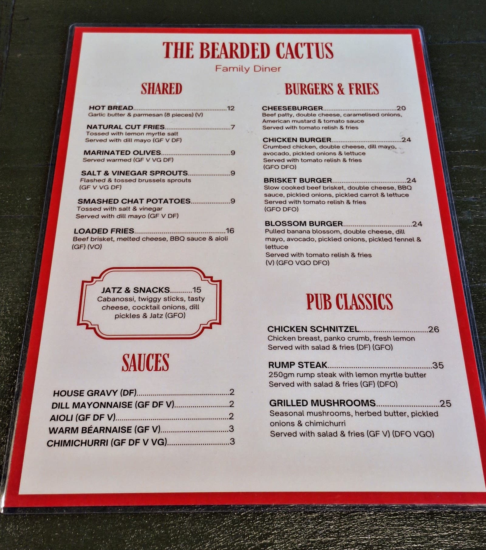 The Bearded Cactus - Smokin' Brews & Family Diner — Maitland, Newcastle