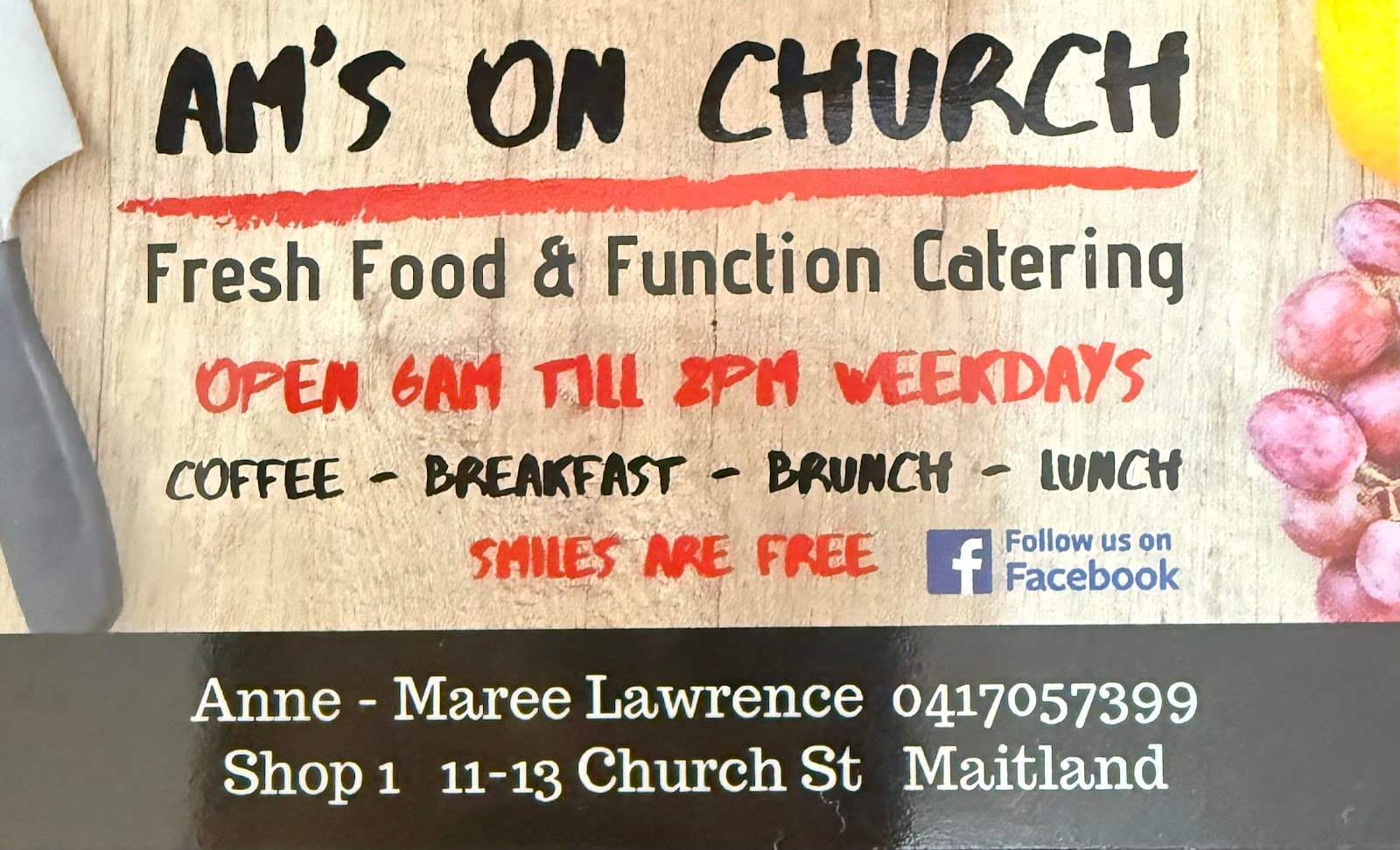 AM's On Church — Maitland, Newcastle