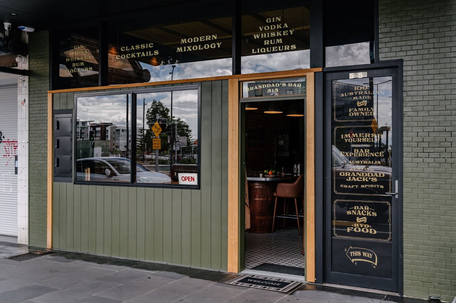 Granddad's Bar Experience (Newcastle) — Honeysuckle, Newcastle