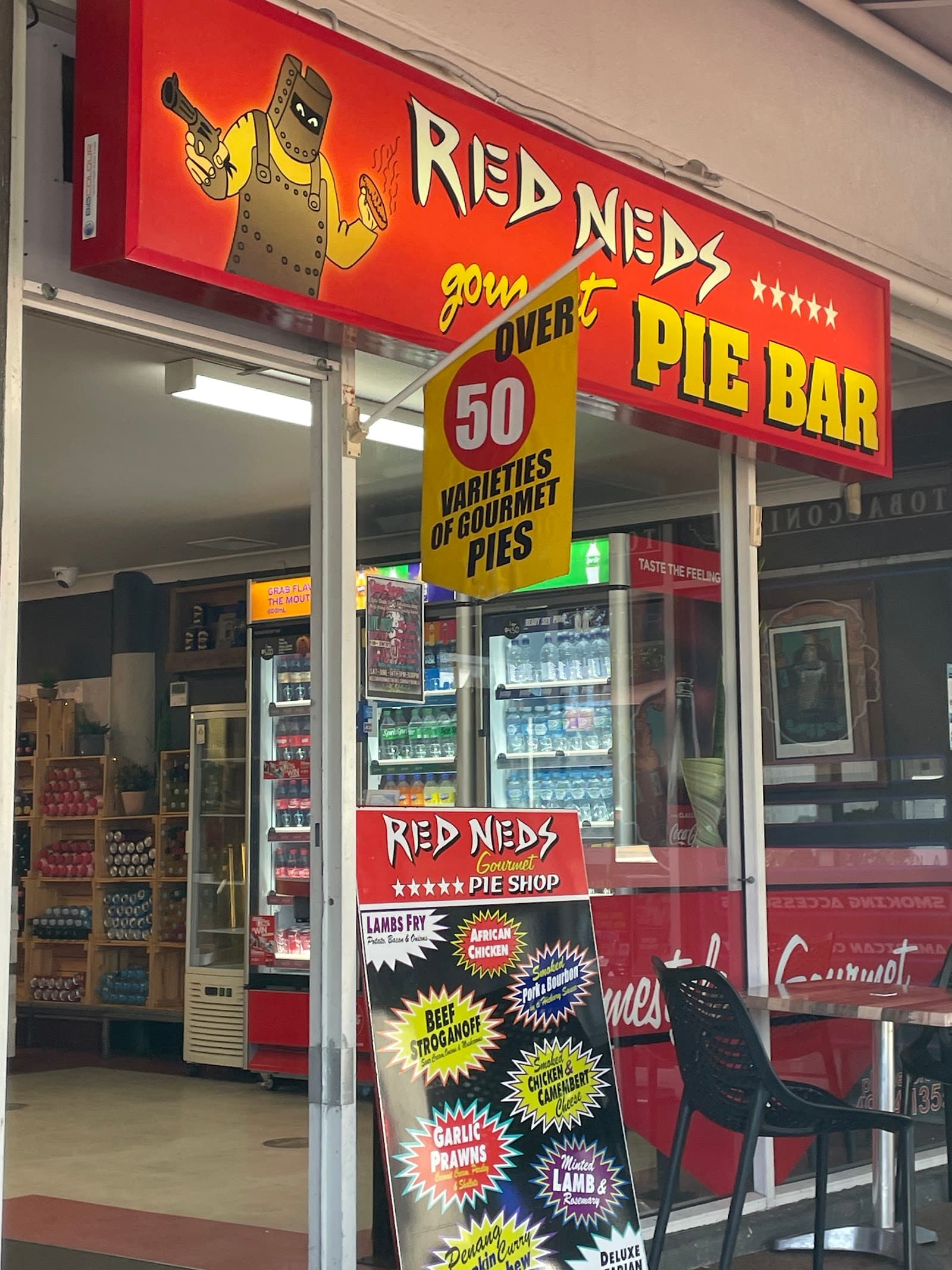 Red Neds Gourmet Pie Bar — Nelson Bay, Newcastle
