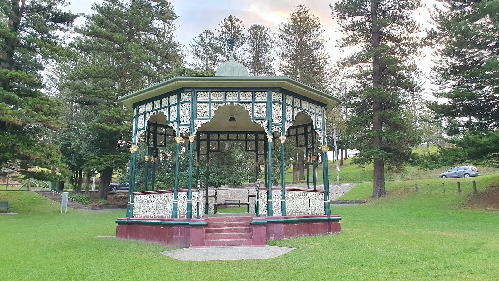 King Edward Park Rotunda — Honeysuckle, Newcastle