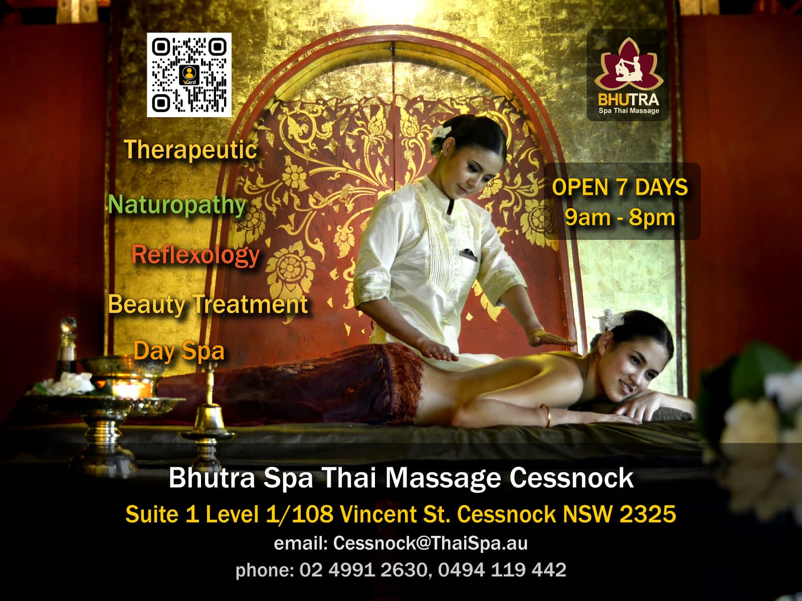 Bhutra Spa Thai Massage Cessnock Hunter Valley — Pokolbin, Newcastle